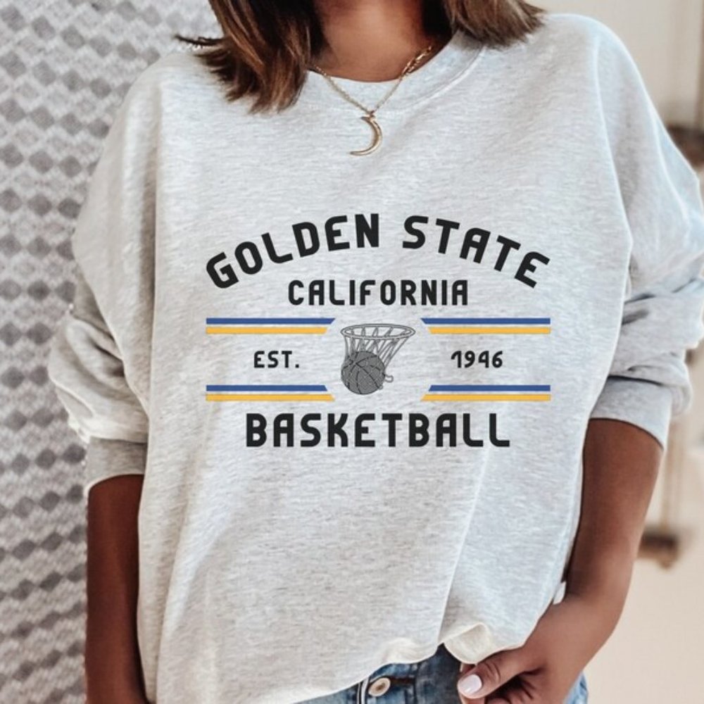 Golden State Game Day Basketball 1946 Sweatshirt, 90s Golden State Crewneck tee